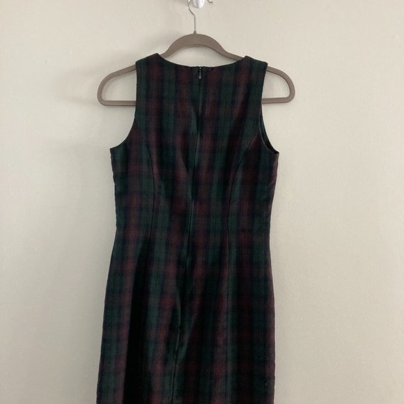 Vintage Laura Ashley Plaid Dress - Picture 3 of 5